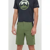 Columbia Pohodne kratke hlače Triple Canyon Short II zelena barva