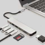 S Box SBOX adapter USB TYPEC-HDMI/USB3.0/SD+TF - 7u1 Cijene