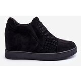 Boto Low Suede Embellished Women's Boots Black Afarena | ePonuda.com