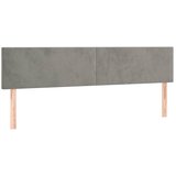  s oprugama i madracem svjetlosivi 160x200 cm baršunasti | shoptok.hr