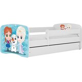 MID.YOU Dječji krevet Dreamy Frozen 160x80 sa madracem s ladicom Bijela | shoptok.hr