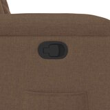 Naslonjač na podizanje od tkanine smeđi | shoptok.hr