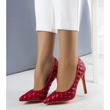 Gemre Red Quilted Heels Dayton | ePonuda.com