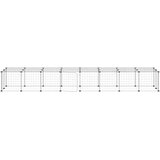  Kavez za ljubimce s 36 panela i vratima crni 35 x 35 cm čelični | Eponuda.com