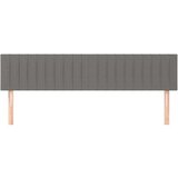  Uzglavlja 2 kom tamnosiva 80x5x78/88 cm od tkanine | shoptok.hr