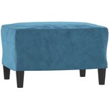 vidaXL Sedežna garnitura 3-delna z vzglavniki moder žamet, (20923768) | Shoptok.si