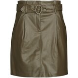 Vila VICHOOSY HW COATED SKIRT Smeđa Cijene