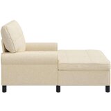  Ležaljka s jastukom Krema 91 x 157 x 91 cm tkanina | shoptok.hr