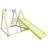 Kinder Home dječji drveni Pikler trokut 4 u 1 – ljuljačka, tobogan, penjalica i rampa | shoptok.hr