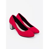 GOODIN Red women's pumps on a silver heel | shoptok.hr