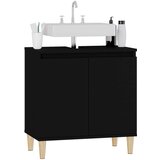 Ormarić za umivaonik crni 58x33x60 cm konstruirano drvo | shoptok.hr