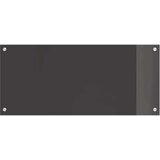 vidaXL Zaščita za kuhinjo 2 pcs Temno siva 90 x 40 cm kaljeno steklo | Shoptok.si