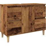 Ormarić za umivaonik boja drva 80x33x60 cm konstruirano drvo | Eponuda.com