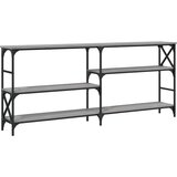 Maison Chic Konzolna mizica - miza ob steni siva sonoma 180x29x76,5 cm inženirski les, (21786618) | Shoptok.si