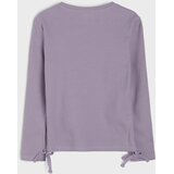 Sinsay Pamučna majica s ukrasnim vezicama i vezom | shoptok.hr