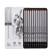 Set olovaka za skiciranje u metalnoj kutiji EC391, 12 komada