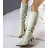 Gemre Green insulated high-heeled boots Narcis | Shoptok.si