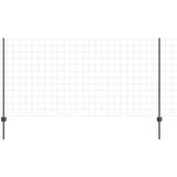 Euro ograda s postom 10 x 1,2 m Čelik premazan PVC-om Siva | shoptok.hr
