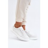 VINCEZA Women's Sneakers Natural Leather White Dimpna | shoptok.hr