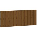 Maison Chic stensko posteljno vzglavje - vzglavna omarica - nočna omarica medeno rjavo 147x3x60 cm borovina, (21706690) | Shoptok.si