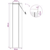 Rolo zavjesa Smeđa 50 x 220 cm Bambus | shoptok.hr