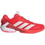 Adidas Sportske cipele 'Adizero Ubersonic 5' siva / crvena | shoptok.hr
