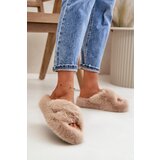 Boto marka niezdefiniowana Womens Fur Slippers On Thick Sole Beige Lavitera | Eponuda.ba