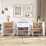 Komode bijela 3 kom od konstruiranog drva | shoptok.hr