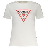 Guess Jeans Majica W4YI04 J1314 Bela Regular Fit Cene
