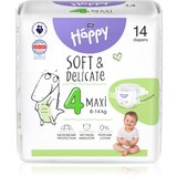 Bella Baby Happy Soft&Delicate Size 4 Maxi plenice za enkratno uporabo 8-14 kg 14 kos | Shoptok.si