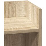 vidaXL Stranske mize s polico 2 kosa sonoma hrast 25,5x27x60 cm | Shoptok.si