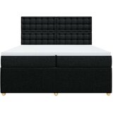  Krevet s oprugama i madracem crni 200x200 cm od tkanine | shoptok.hr