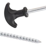  Klinovi za šator 24 kom 30 cm Ø7 mm od pocinčanog čelika | shoptok.hr