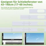 NZKEUF 4-delni okenski komplet za mobilno klimo 43–140cm | Shoptok.si