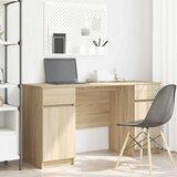  Stol s ladicama sonoma hrast 140 x 49 x 76 cm Konstruirano drvo | Eponuda.ba