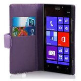 Cadorabo Ohišje, združljivo z Nokia Lumia 925 v pastelno vijolično - Zaščitni ovitek iz gladkega umetnega usnja in žep za kartice, (20560741) | Shoptok.si