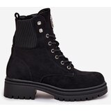 Boto Women's insulated workery boots with decorations Black Olivira | Shoptok.si