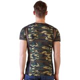 NEK / - muška majica kratkih rukava s uzorkom polja (zeleno-smeđa) - 2XL | shoptok.hr