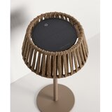 Kave Home LED namizna/prenosljiva zunanja svetilka s solarnim panelom (višina 30 cm) Aldet – | Shoptok.si