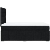  Krevet box spring s madracem crni 120 x 190 cm od tkanine | shoptok.hr
