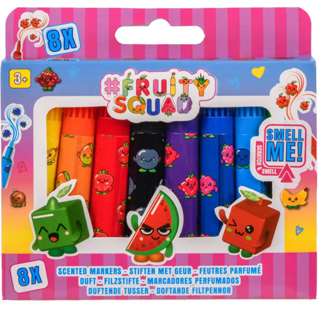 Canenco FruitySquad mirisni mini flomasteri, 8 komada | shoptok.hr