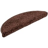 Prostirke za stepenice 10 kom 56x17x3 cm smeđe poluokrugle | shoptok.hr