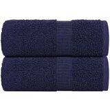 vidaXL Ručnici za goste FROGN 2 kom. tamnoplave boje 30x50 cm 360 g/m² - Modra 30 x 50 cm 2 | shoptok.hr