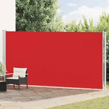  Uvlačiva bočna tenda za terasu 200 x 600 cm crvena | shoptok.hr