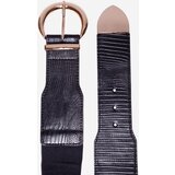 Shelvt Elasticated black strap with pattern cene