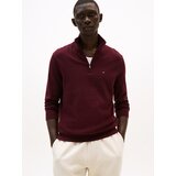 Tommy Hilfiger Pulover 'ESSENTIAL' burgund | Shoptok.si