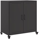 Maison Chic Komoda - Predalnik črna 68,5x39x72 cm jeklo, (21715998) Cene
