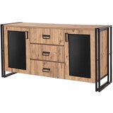 Hanah home cOSMO-TKM.15 Atlantic PineBlack Living Room Furniture Set | Eponuda.com