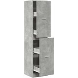 vidaXL Lekarniška omara betonsko siva 40x41x174,5 cm inženirski les | Shoptok.si