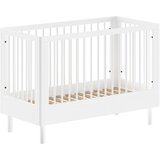 Vipack Bijeli dječji krevet od masivne bukve s podesivom visinom 60x120 cm Forrest – | shoptok.hr